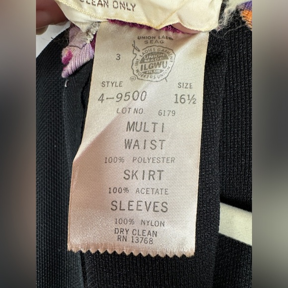 Vintage Montgomery Ward Maxi Dress Sz 8 Floral Conservative - Picture 6 of 8